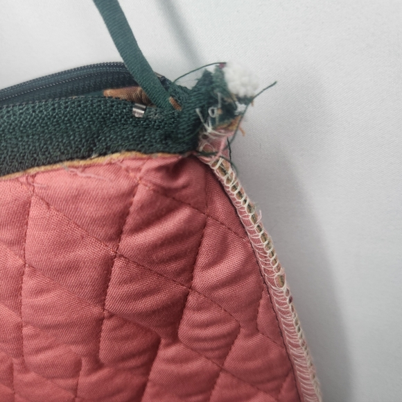 Vintage Vera Bradley Green Floral Paisley Quilted Purse. Whimsical. Cottagecore. - Picture 12 of 16